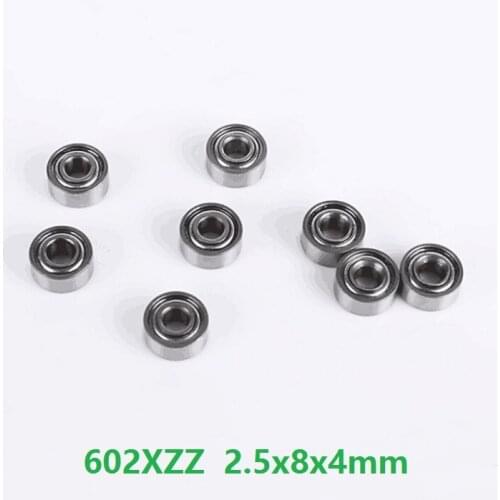 100pcs/lot 602XZZ R-825ZZ W60/2.5ZZA 2.5x8x4mm Deep Groove Ball bearing Miniature Mini for 3D printer parts