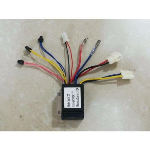 150W DC 12V Motor Brush Controller Speed Control Box For Children E-Bike Scooter