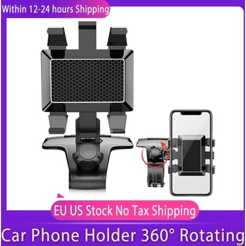 Car Phone Holder For Phone In Car Holder Windshield Cell Stand Support Smartphone 360 Degree Rotating GPS Bracket Universal