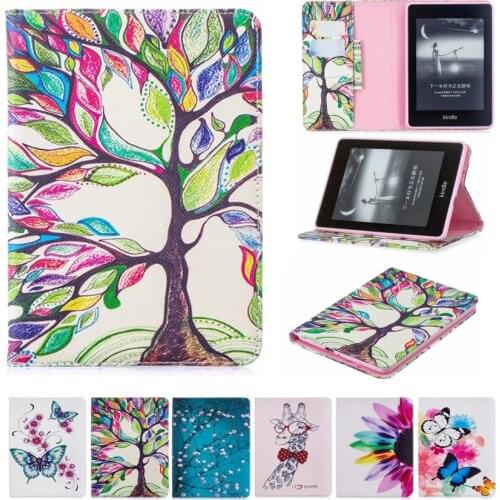 Cartoon for Kindle Paperwhite 4 2018 10th Generation Case Smart Panda Elephant Card Slot Cover for Paperwhite 4 2018 Case