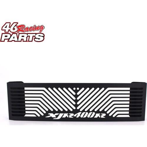 Black Motorcycle Accessories Radiator Guard Protector Grille Grill Cover For YAMAHA XJR400 XJR 400 XJR-400 1993-2008