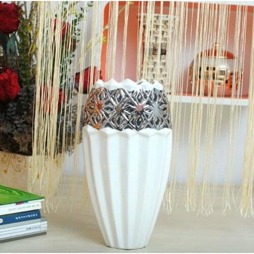 European pastoral ceramic vases ceramic vase upscale living room floor small flower vase