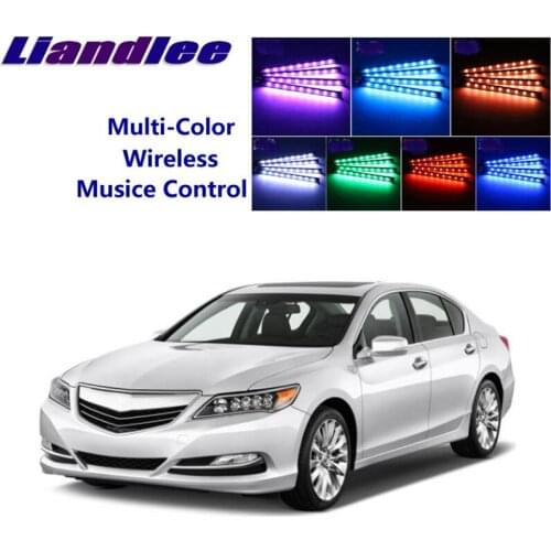 LiandLee For Infinit ESQ F15 2010~2015 Car Interior UnderDash FootWell Seat Accent Music Rhythm Ambient Light