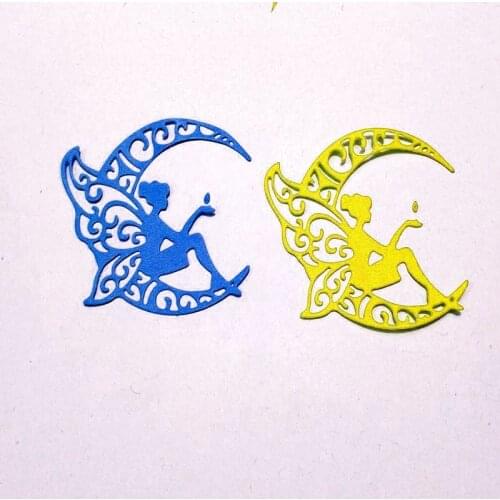 Moon Butterfly Fairy Metal Cutting Dies for DIY Scrapbooking Album Paper Cards Decorative Crafts Embossing Die Cu