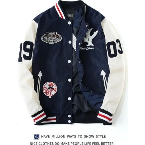 New Arrival Patchwork Thin Light Womens Baseball Bomber Jacket Letterman Coat Unisex Varsity Stadium Award Vintage Embroidery