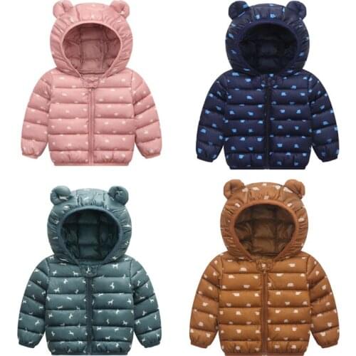 2019 Autumn Winter Warm Jackets For Girls Coats Jackets Baby Girls Jackets Kids Hooded Outerwear Coat Children Clothes