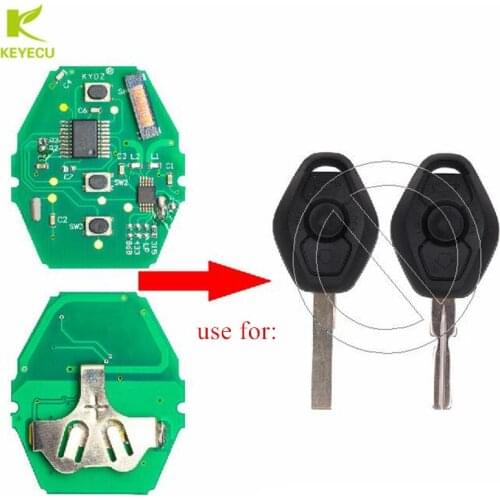 KEYECU KYDZ CAS2 Remote Control Board 3 Button 315MHz / 433MHz/ 868MHz ID7944 for BMW 3 5 6 7 X3 X5 Z3 Z4 Z8