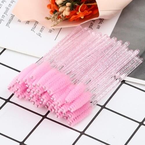 2500/1000/50PCS New Disposable Eyelash Brush Eyelash Extension Eyebrow Brush Mascara Wands Applicator Spoolers Eye Lash Cosmetic