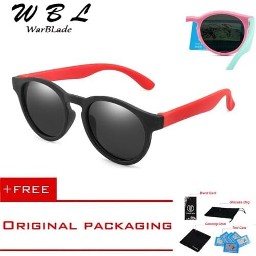 WarBLade Polarized Kids Sunglasses Boy Girl Children Sun Glasses Brand Designer Safety Baby Infant Shades Eyewear Gafas UV400