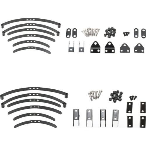 Steel Front Rear Suspension Leaf Type Compatible with RC 1:14 Tamiya Tractor Model Truck