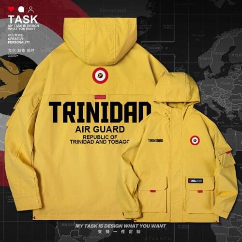 Trinidad and Tobago TTO men jacket hooded air force logo army fan streetwear long sleeve new mens top for men autumn clothes