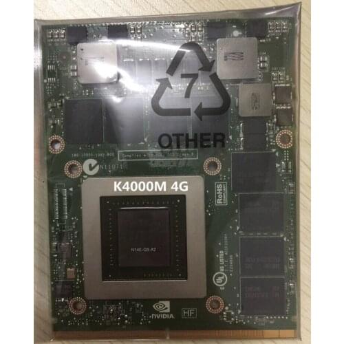 FOR K4000M K 4000M Video VGA Graphic Card IMAC A1312 4GB 05DGTT 5DGTT For Laptop DELL M6700 M6600 M6800 HP 8770W 8760W