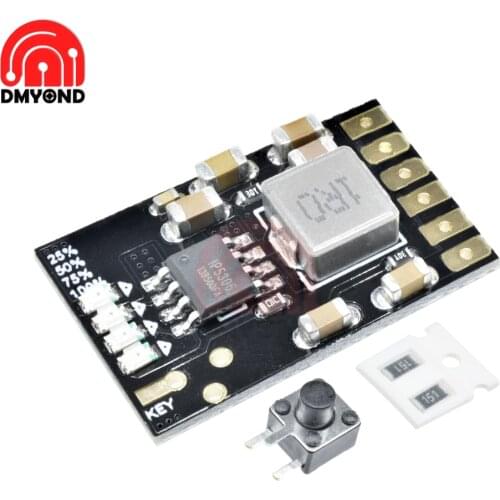 2A 4.5V-5.5V Lithium Battery Charge Discharge Integrated PCB Board Module Power Protection Indicator Module 3.7V Lithium 18650