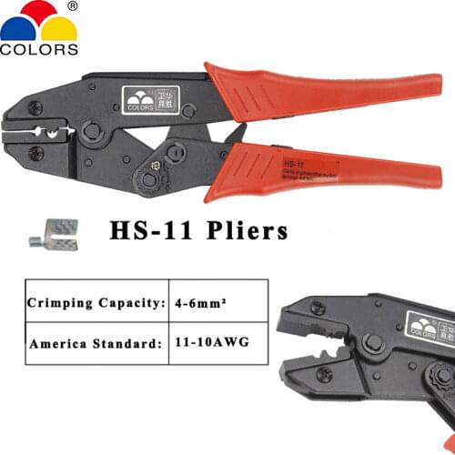 High Quality Electrical Infrared Underfloor Heating Film Terminal Crimping Specialized Plier 4-6mm2 11-10AWG crimping pliers