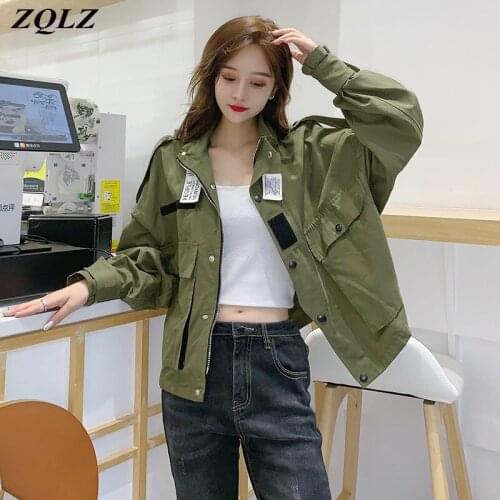 Женские модные куртки ZQLZ China At AliExpress