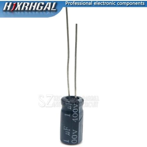 1PCS 400V1UF 6*11mm 1UF 400V 6*11 Electrolytic capacitor