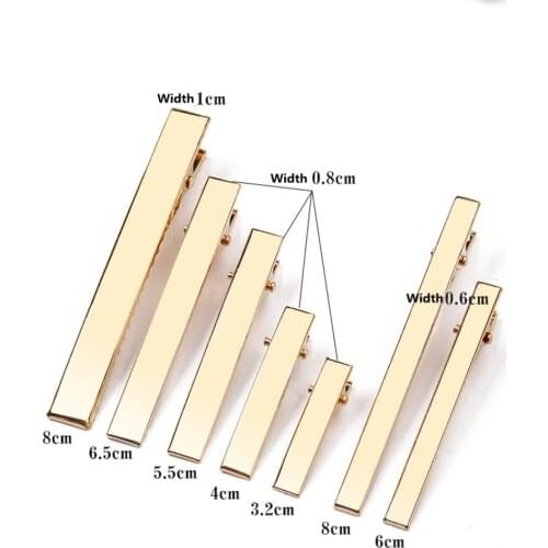 10pcs Golden Handmade headdress hair accessories diy ribbon material package BB clip bow hairpin hairpin duckbill clip