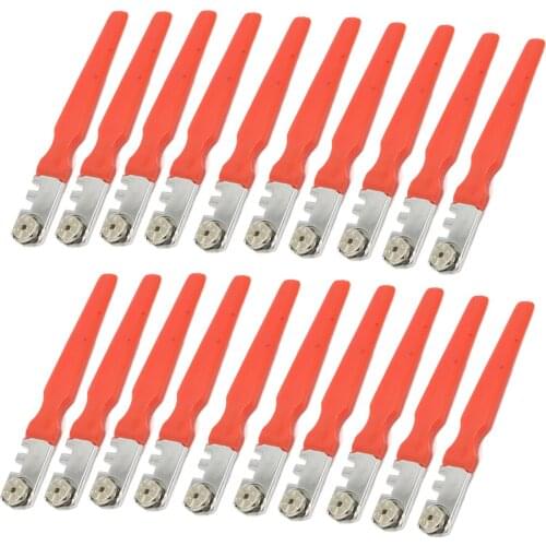 20pcs/lots New 3mm-18mm Tipped Tile Glass Cutters Cutting Craft Glazing Hand Tools