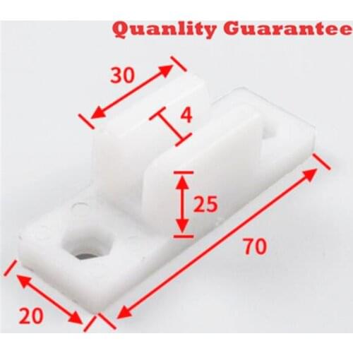 30pcs Table ladder slider debris ladder door slider small guide shoe nylon slider food delivery ladder door foot elevator access