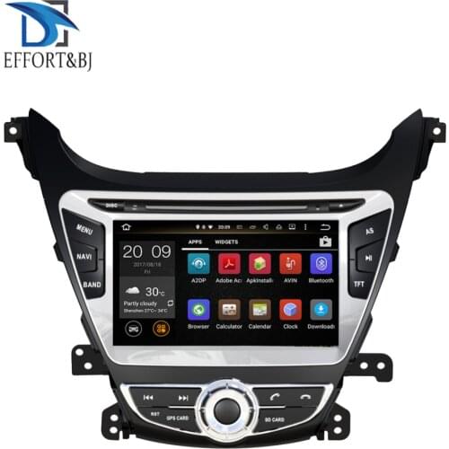 Android 9.0 Octa Core 4GB RAM Car Auto Radio Stereo Multimedia Player For HYUNDAI ELANTRA/AVANTE 2014-2015 GPS Navigation WIFI