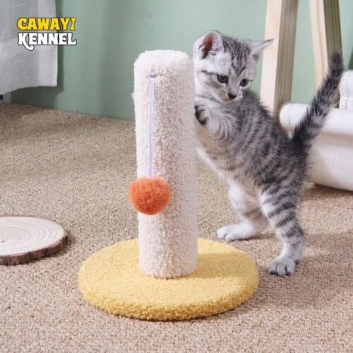 CAWAYI KENNEL Pet Cat Climbing Tree Kitten Scraper Board Scratching Post For Cats Jumping Platform mascotas rascador gato D2398