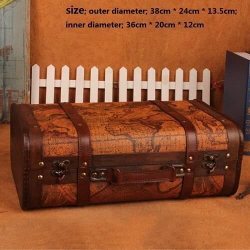 Wooden Box Makeup organizer Storage Box Makeup Suitcase Storage Caixa Boite de rangement Cajas organizadoras household products