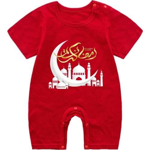 2021 Ramadan Summer Clothing Baby Body Rompers Clothing Babies Toddlers Clothes Cotton Costume Onesie Kids Eid Newborn Infant