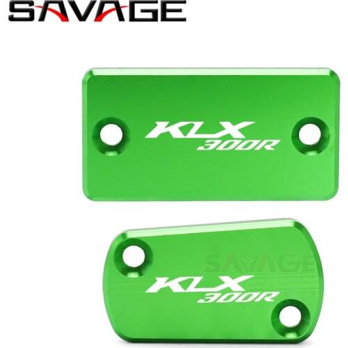 Front Rear Brake Reservoir Cover For KAWASAKI KLX300R KLX 300 2020-2022 Motorcycle CNC Moto Bike Motorbike Accessories Parts Cap