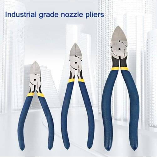 Hot 5 6 7 Inch Diagonal Cutting Pliers Wire Stripping Tool Side Cutter Cable Burrs Nipper Electricians DIY Repair Hand Tools