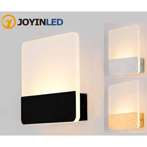 Modern Wall Sconce Light Gold Silver Black Metal Wall Sconce Lighting Indoor Led Wall Lamps Loft Stair Light Home Deco Arandela
