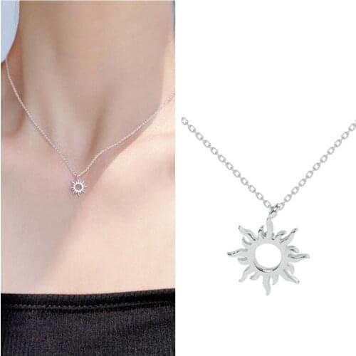 Personality Star Necklace Women Choker 2021 Silver Plated Girls Clavicle Necklace Charms Accessories Chain On Neck Female