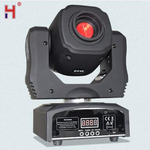 Lyre Led Spot 60w Moving Head Light With 3 Prism Dmx512 Dj Christmas Party Lights Bar For Wedding