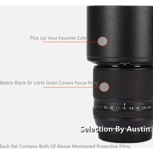 Lens Decal Skin Sticker For Fuji XF60 F2.4 Protector Anti-scratch Coat Wrap Cover Case
