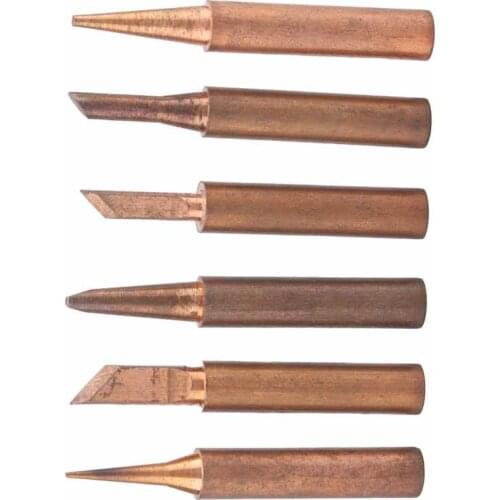 TS100 Soldering Iron Soldering Iron Solder Tips Externally Heated Pure Copper Welding Head Replacement Soldering Station