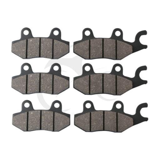 Motorcycle 6 pcs Disc Front & Rear Brake Pads For YAMAHA XTZ 750 SUPER TENERE (Right) 1989