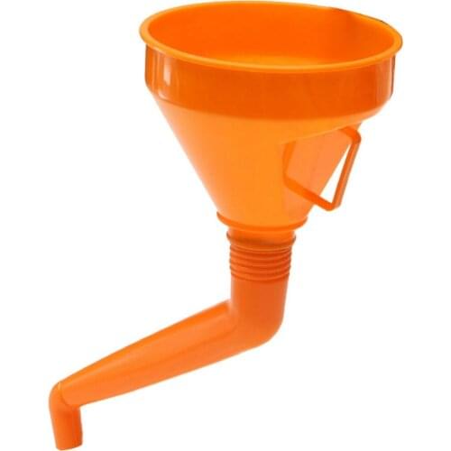 Plastic Oil Funnel Car Vehicle Motorcycle Funnel Engine Oil Water Fuel Gas Petrol Filling Long Mouth Detachable