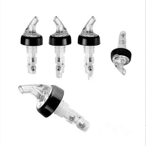 Portable 30ml Nip Measure Wine Dispenser Transparent Liquor Spirit Shot Pourer Ball Bearing Design Bottle Barware Lightweight