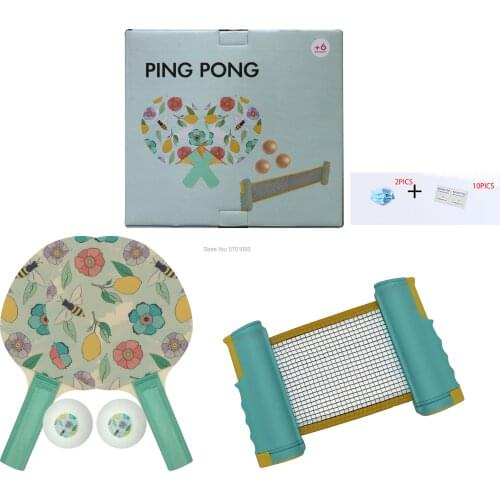 Ping pong PSF005 Professional Table Tennis Sports Trainning Set Racket Blade Mesh Net Ping Pong Student Sports Equipment Simple