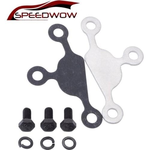 SPEEDWOW 2Pcs Stainless Steel EGR Block Off Delete Plate Gasket Blocker For Nissan Silvia S13 S14 240sx KA24DE 92-98 Years