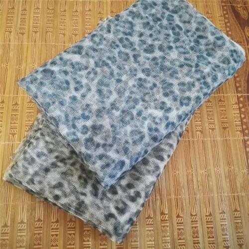 1m Leopard Printing Tulle Fabric Baby Shower Tutu Skirt Wedding Party Decorations Sewing Princess Dress Underwear Mesh Clothing