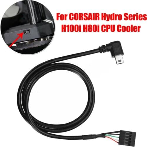 USB Interface CPU Cooler Cable 58cm Plastic CPU heat sink cooling cable For CORSAIR Hydro Series H80i H100i H110i H115i computer