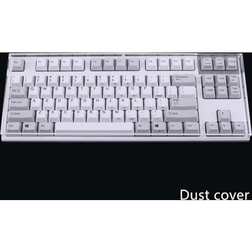 Waterproof Dustproof Acrylic Transparent Keyboard Cover for REALFORCE RF87 RF104 Keyboard Dust Cover