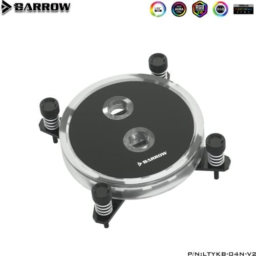 Barrow CPU Water Block use for Intel LGA 1150 1151 1155 1156 Socket / AM3 AM4 / 2011 X99 X299 / Coper Radiator / Support AURA