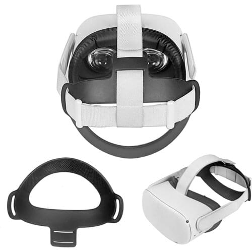 VR Headset Head Cushion Pad TPU Headband Strap For Oculus Quest 2 Helmet Head Pressure-relieving Pad VR Accessories