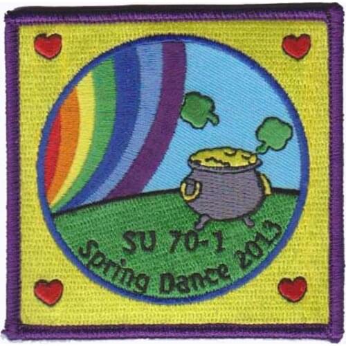 Embroidered Patches/Labels, Available in Various Designs and Types, Customized Designs are Welcome, 66, free shipping
