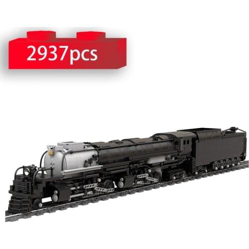High-Tech RC City Train Model Building Blocks United Pacifics 4014 Big Boy with Motor DIY Bricks Educational Toys for Children