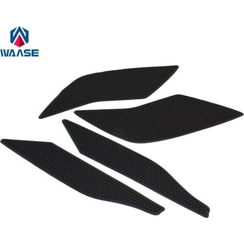 Waase Motorcycle Tank Pad Protector Sticker Decal Gas Knee Grip Tank Traction Pad Side For Yamaha YZF R1 R1M R1S 2015-2020