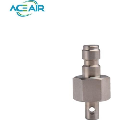 PCP Paintball Blank Plugs Stainless Steel Dust Quick Connect 2pcs/lot