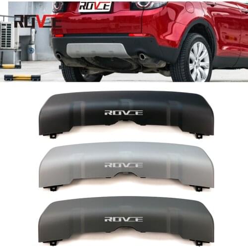 ROVCE Rear Bumper Board Skid Plate Protector Guard For Land Rover Discovery Sport 2015-2019 L550 LR077790 LR077791 Black, Silver