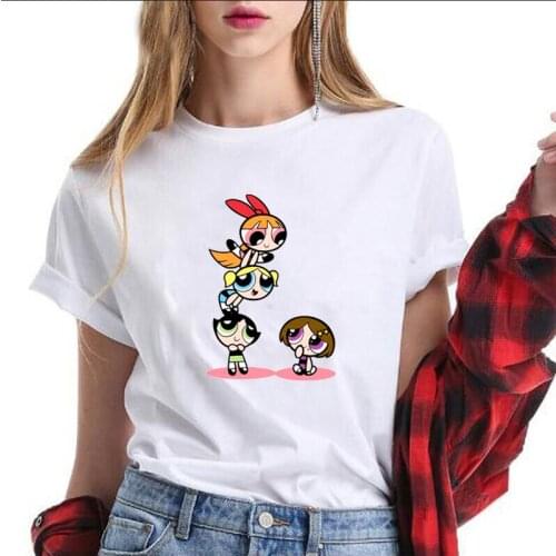 Womens Clothing Cartoon Print T-Shirt Summer Plus Size T Shirt Women 100% Cotton TShirt O Neck Short Sleeve Tee Pink Tops